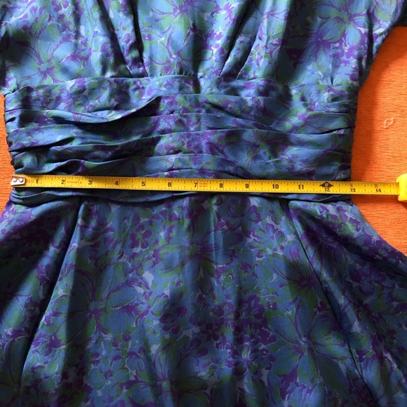 R&K Originals Blue print dress. - Picture 14 of 15